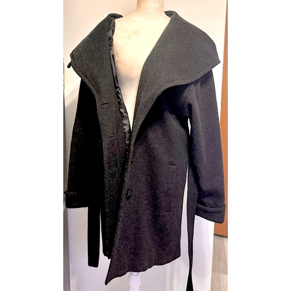 Donnybrook Wool black warm 3/4 coat hood buttons made in Russia-8-LG - Picture 1 of 8